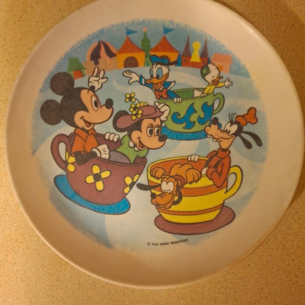 Disney 1960's Melamine Vintage